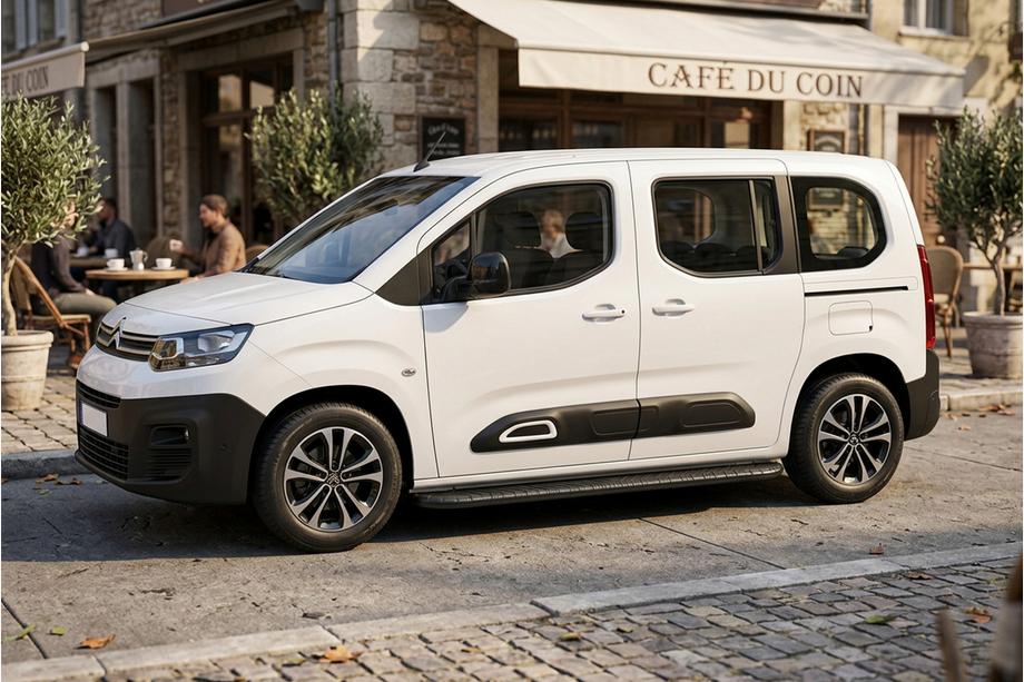 Citroen Berlingo/Multispace 2018- Progi Boczné Bosphorus Black (2 szt., Aluminium) Image