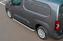 Peugeot Partner/Rifter 2019- Progi Boczné Fullmond (2 szt., Aluminium) zdjęcia 7