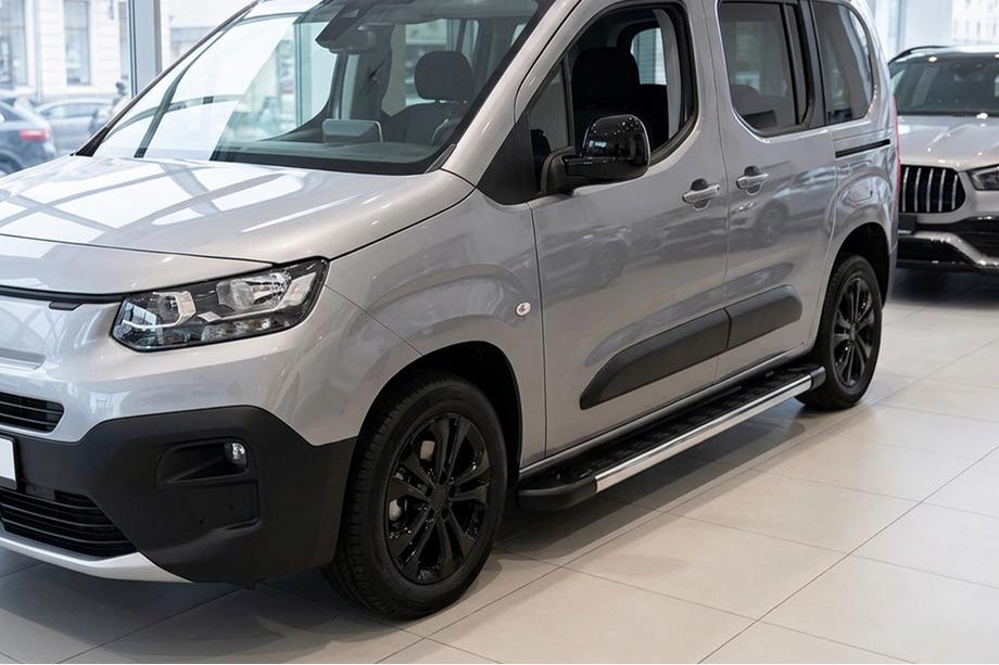 Peugeot Partner/Rifter 2019- Progi Boczné RedLine V1 (2 szt., Aluminium) Image