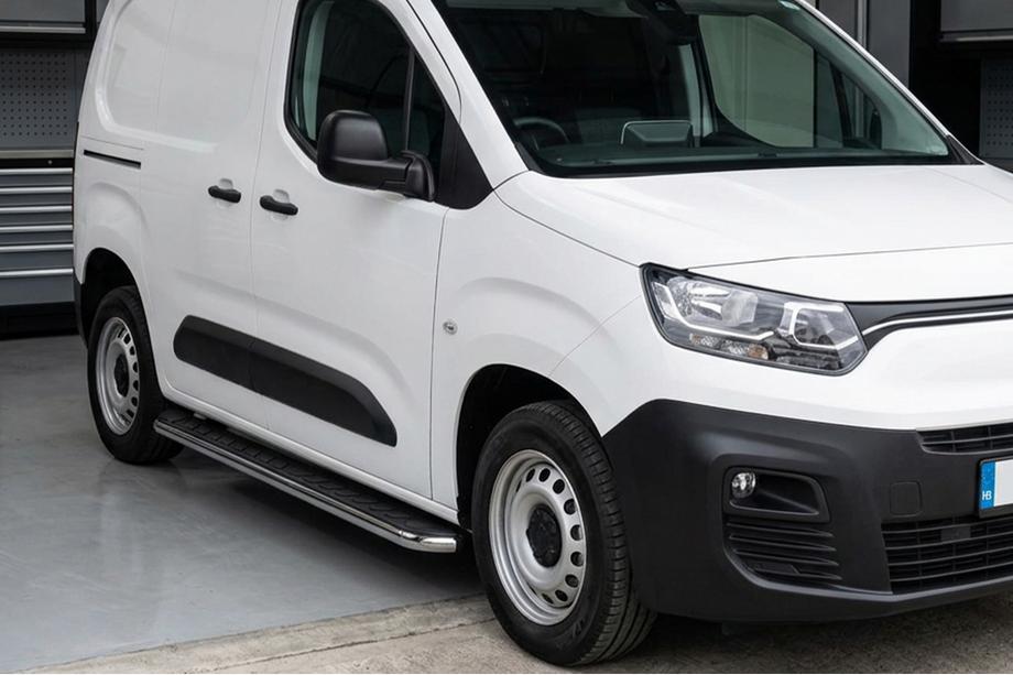 Peugeot Partner/Rifter 2019- Progi Boczne Maydos V1 (2 szt., Aluminium i Stal Nierdzewna) Image