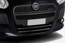 Fiat Doblo II 2010-2022 Listwa na dolną kratkę (2010-2015, 2 szt, stal nierdzewna) zdjęcia 1