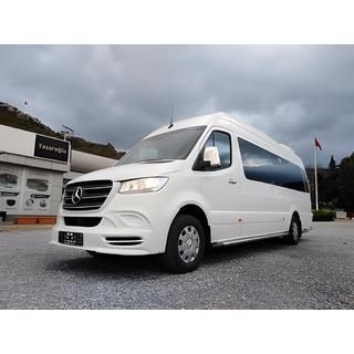 Nakładka na przedni zderzak V3 (zagruntowana do malowania) Mercedes Sprinter W907/W910 2018- zdjęcia 4