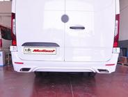 Mercedes Sprinter W907/W910 2018- Nakładka na tylny zderzak (gruntowana do lakierowania) zdjęcia 3