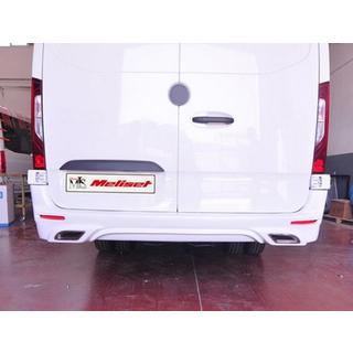 Nakładka na tylny zderzak (gruntowana do lakierowania) Mercedes Sprinter W907/W910 2018- zdjęcia 3