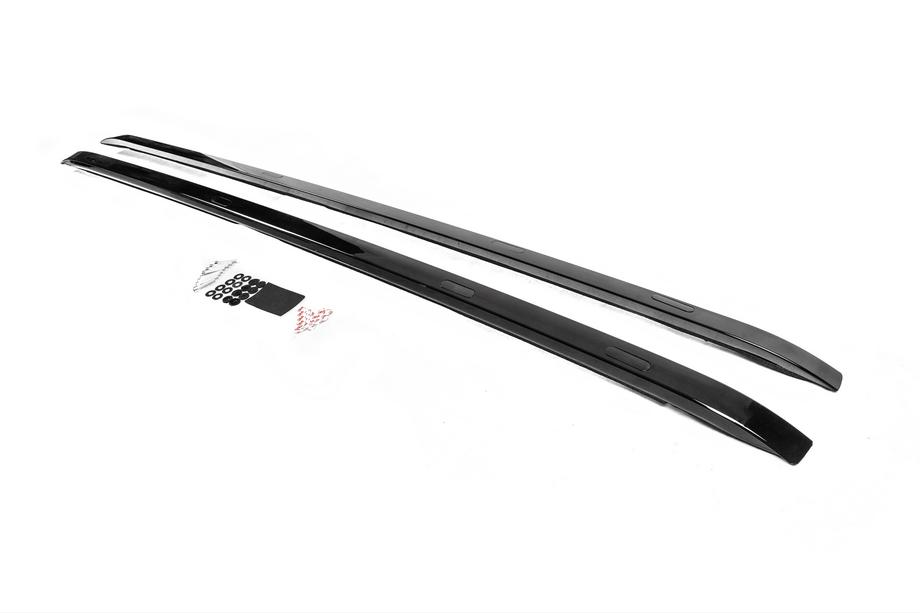 Toyota Land Cruiser 200 2007-2021 Czarne relingi dachowe 2008-2015 (design Lexus 2018, 2 szt.) Image
