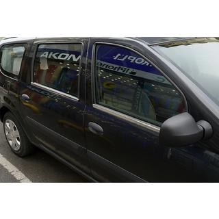 Zewnetrzne Ozdobne Listwy Szyb Stal Nierdzewna (4 szt)