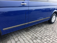 Volkswagen T5 2010-2015 Listwy Drzwiowe (Stal Nierdzewna, Czarny Chrom) zdjęcia 1