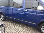 Volkswagen T6 2015-2024 Listwy Drzwiowe (Stal Nierdzewna, Czarny Chrom) zdjęcia 1