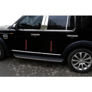Listwy drzwiowe OmsaLine (4 szt., stal nierdzewna) Land Rover Discovery IV 2009-2017 zdjęcia 1