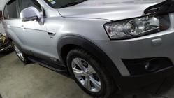 Chevrolet Captiva 2006-2019 Progi boczne Bosphorus Grey (2 szt., aluminium) zdjęcia 2