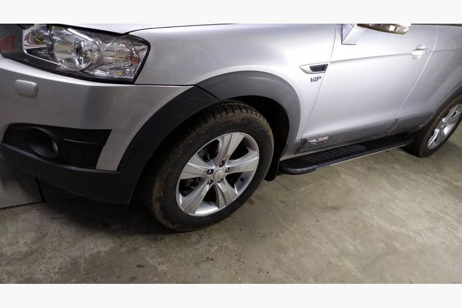 Chevrolet Captiva 2006-2019 Progi boczne Bosphorus Grey (2 szt., aluminium) Image