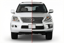 Lexus LX570/450d 2008-2022 Zestaw Facelifting 2008-2012 na 2012-2016 Standart zdjęcia 1