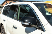Toyota Land Cruiser 200 2007-2021 Kompletne listwy okien i słupków stal nierdzewna zdjęcia 9