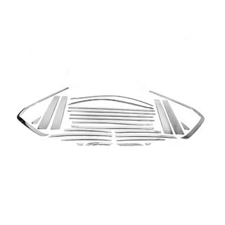 Kompletne listwy okien i słupków stal nierdzewna Toyota Land Cruiser 200 2007-2021 zdjęcia 4