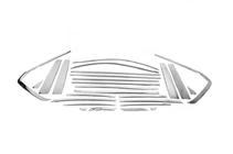 Lexus LX570/450d 2008-2022 Kompletne listwy okien i słupków stal nierdzewna zdjęcia 4