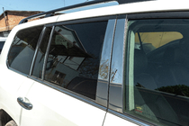Lexus LX570/450d 2008-2022 Kompletne listwy okien i słupków stal nierdzewna zdjęcia 3