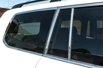 Lexus LX570/450d 2008-2022 Kompletne listwy okien i słupków stal nierdzewna zdjęcia 6