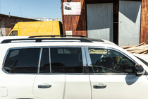 Lexus LX570/450d 2008-2022 Kompletne listwy okien i słupków stal nierdzewna zdjęcia 8