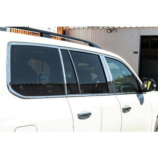 Kompletne listwy okien i słupków stal nierdzewna Lexus LX570/450d 2008-2022 zdjęcia 2