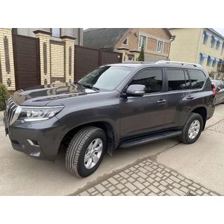 Relingi Dachowe Oryginalny Design (Srebrne, 2 szt) Toyota Land Cruiser Prado 150 2009-2023 zdjęcia 1