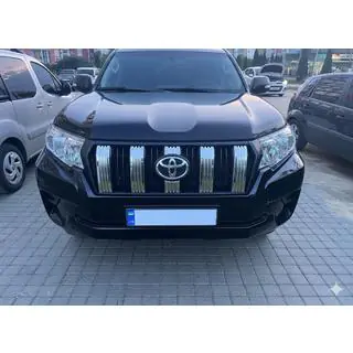 Chromowane listwy na kratkę (2017-2023) Toyota Land Cruiser Prado 150 2009-2023 zdjęcia 1