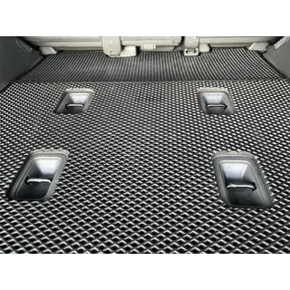 Dywanik bagażnika 2 szt (EVA, 7 miejsc, Czarny) Lexus LX570/450d 2008-2022 zdjęcia 3