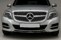 Mercedes GLK class X204 2008-2015 Atrapa Chłodnicy Diamond Silver (2013-2015) zdjęcia 1