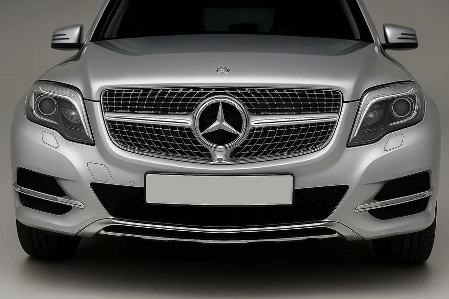 Mercedes GLK class X204 2008-2015 Atrapa Chłodnicy Diamond Silver (2013-2015) Image