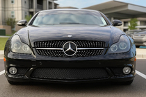 Mercedes CLS C219 2004-2010 Atrapa Przednia (2008-2010, Diamond Silver) zdjęcia 1