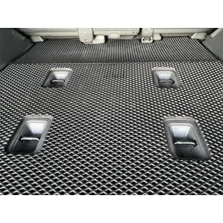 Dywanik bagażnika 2 szt (EVA, 7 miejsc, Czarny) Toyota Land Cruiser 200 2007-2021 zdjęcia 3