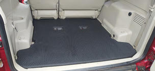 Mitsubishi Pajero Wagon III 1999-2006 Dywanik bagażnika EVA Czarny zdjęcia 1