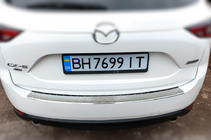 Mazda CX-5 2017–2025 Nakładka na tylny zderzak Carmos Stal Nierdzewna zdjęcia 4
