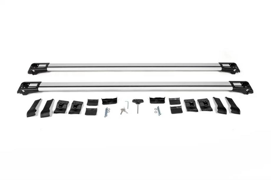 Jeep Grand Cherokee WK 2004-2010 Belki dachowe na relingi zamykane na klucz 2008-2015 (2 szt.) Zdjęcia 12