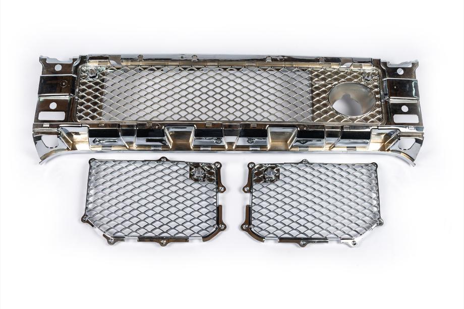 Mercedes G class W463 1990-2018 Zestaw kratek zderzaka (AMG, chrom) Image