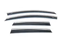 Opel Astra J 2009-2015 Deflektory szyb z listwą chromowaną HB/SD (4 szt, Niken) zdjęcia 2