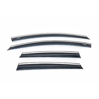 Deflektory szyb z listwą chromowaną HB/SD (4 szt, Niken) Opel Astra J 2009-2015 zdjęcia 2