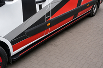 Renault Master 2011-2023 Progi Boczné Maya Red (2 szt., Aluminium) zdjęcia 1
