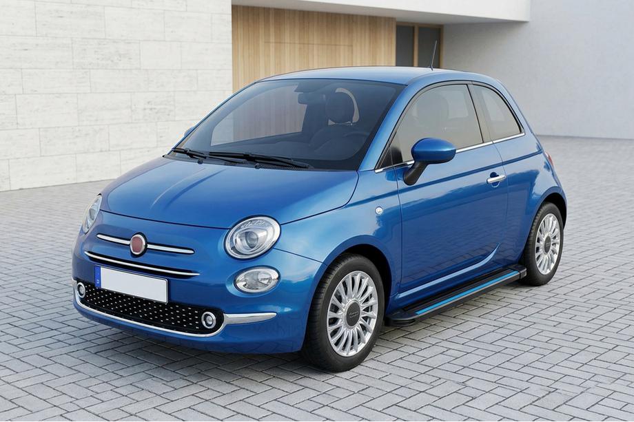 Fiat 500/500L 2013-2022 Progi Boczné Maya Blue (2 szt., Aluminium) Image