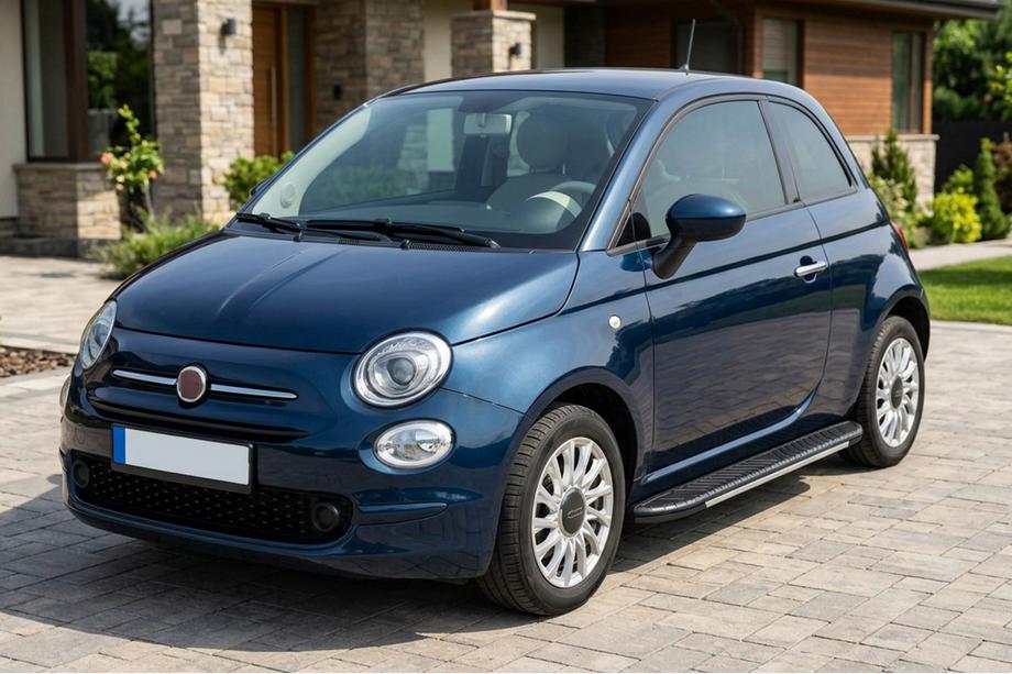Fiat 500/500L 2013-2022 Progi boczne Bosphorus Grey (2 szt., aluminium) Image