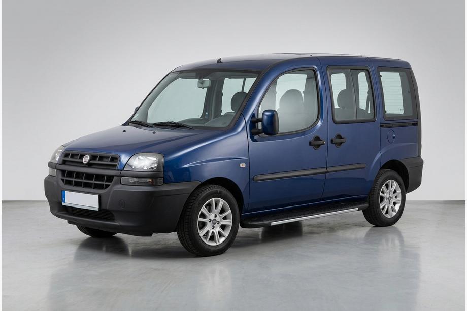 Fiat Doblo I 2001-2005 Progi boczne Bosphorus Grey (2 szt., aluminium) Image