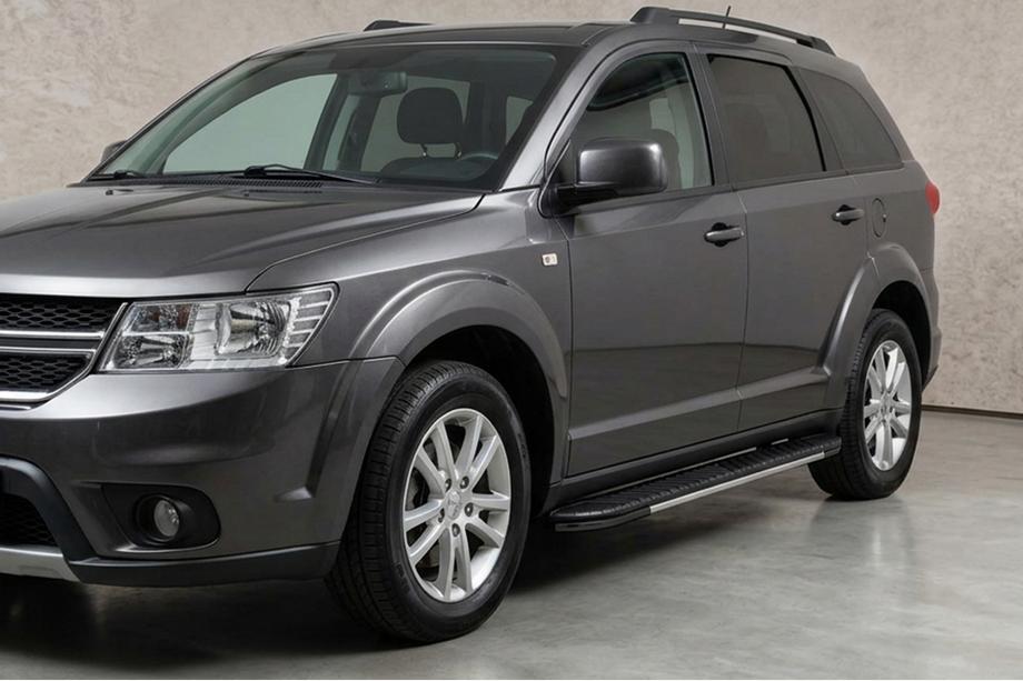 Fiat Freemont 2011-2016 Progi boczne Bosphorus Grey (2 szt., aluminium) Image