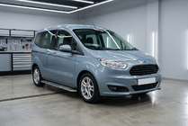 Ford Courier 2014-2023 Progi Boczne Maydos V2 (2 szt., stal nierdzewna) zdjęcia 1
