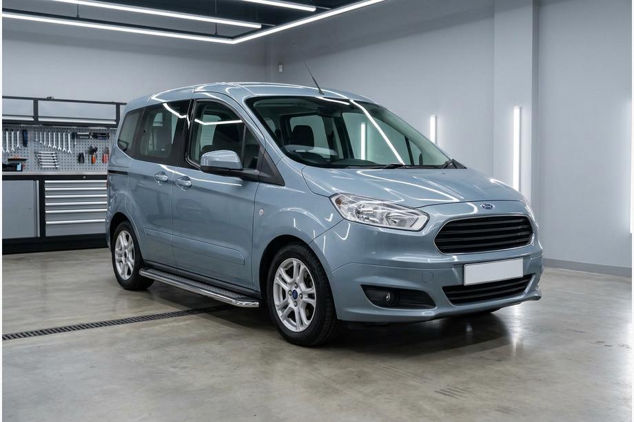 Ford Courier 2014-2023 Progi Boczne Maydos V2 (2 szt., stal nierdzewna) Image