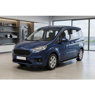 Progi boczne Bosphorus Grey (2 szt., aluminium) Ford Courier 2014-2023 zdjęcia 1