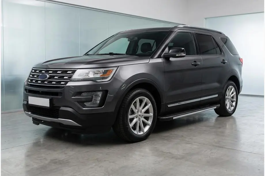 Ford Explorer 2011-2019 Progi boczne Bosphorus Grey (2 szt., aluminium) Image
