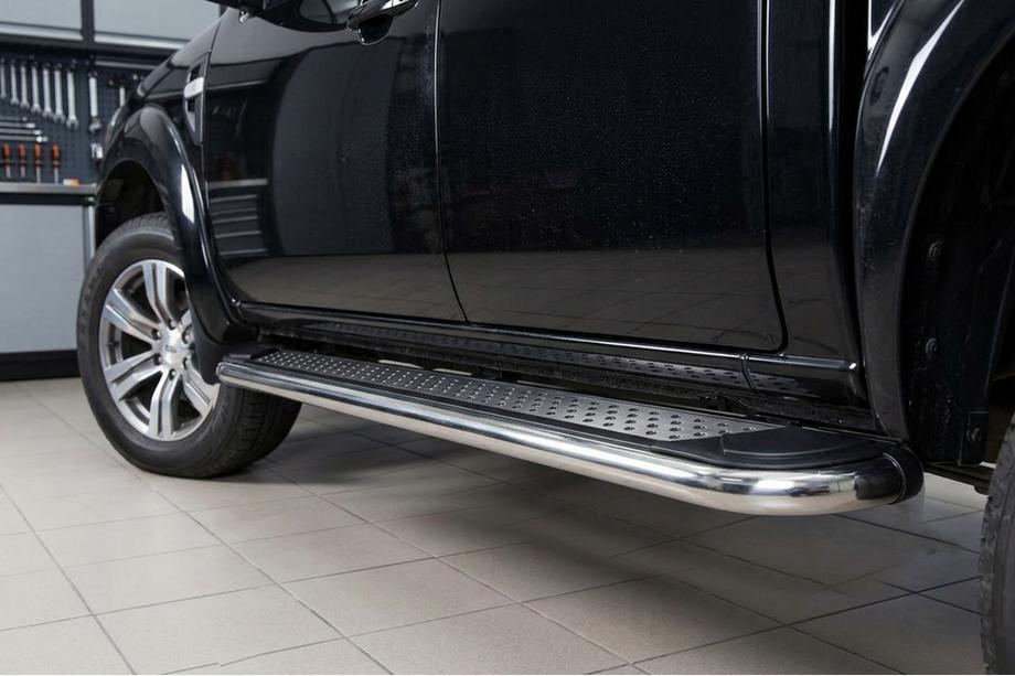 Ford Ranger 2007-2011 Progi Boczne Maydos V2 (2 szt., stal nierdzewna) Image