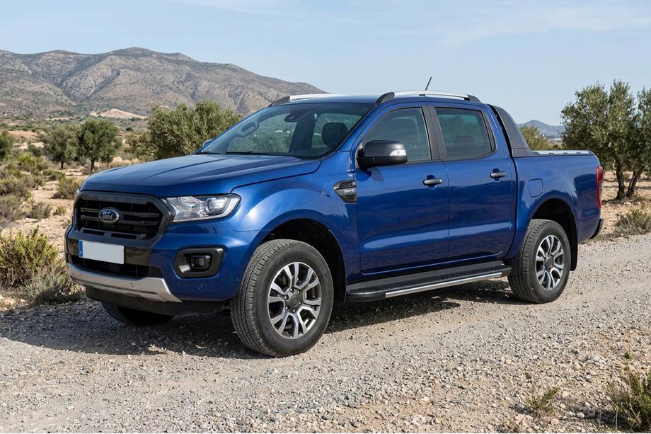 Ford Ranger 2011–2022 Progi boczne Bosphorus Grey (2 szt., aluminium) Image