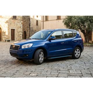 Progi Boczné Maya Blue (2 szt., Aluminium) Geely Emgrand X7 2011- zdjęcia 1