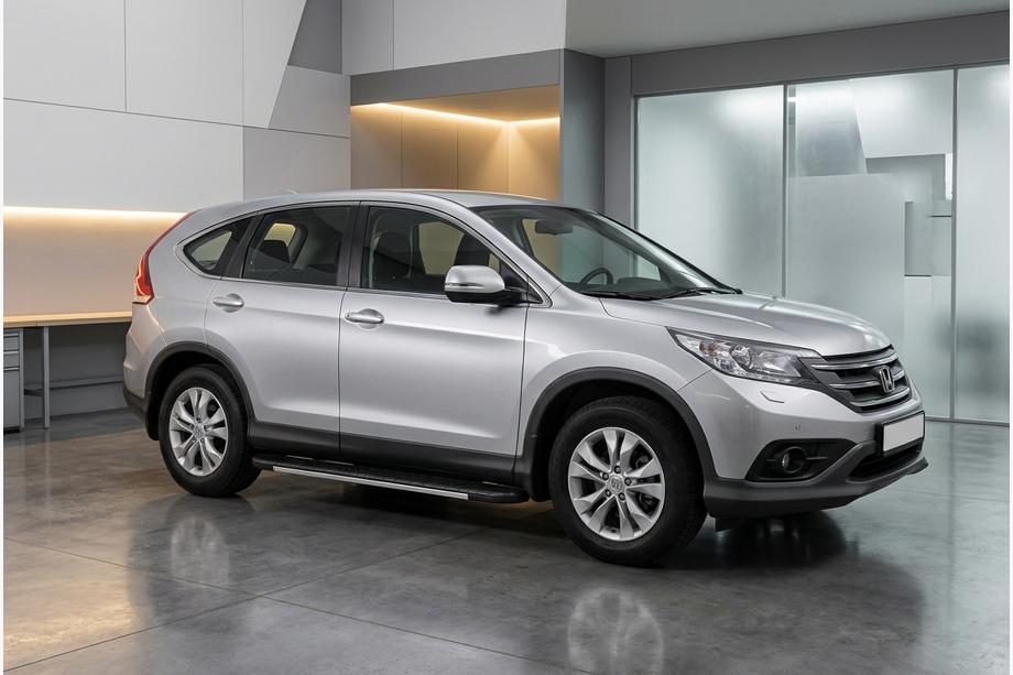 Honda CRV 2012-2016 Progi boczne Bosphorus Grey (2 szt., aluminium) Image