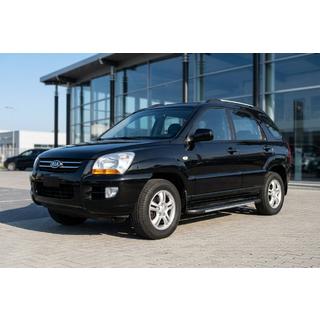 Progi boczne Bosphorus Grey (2 szt., aluminium) Kia Sportage 2004-2010 zdjęcia 1